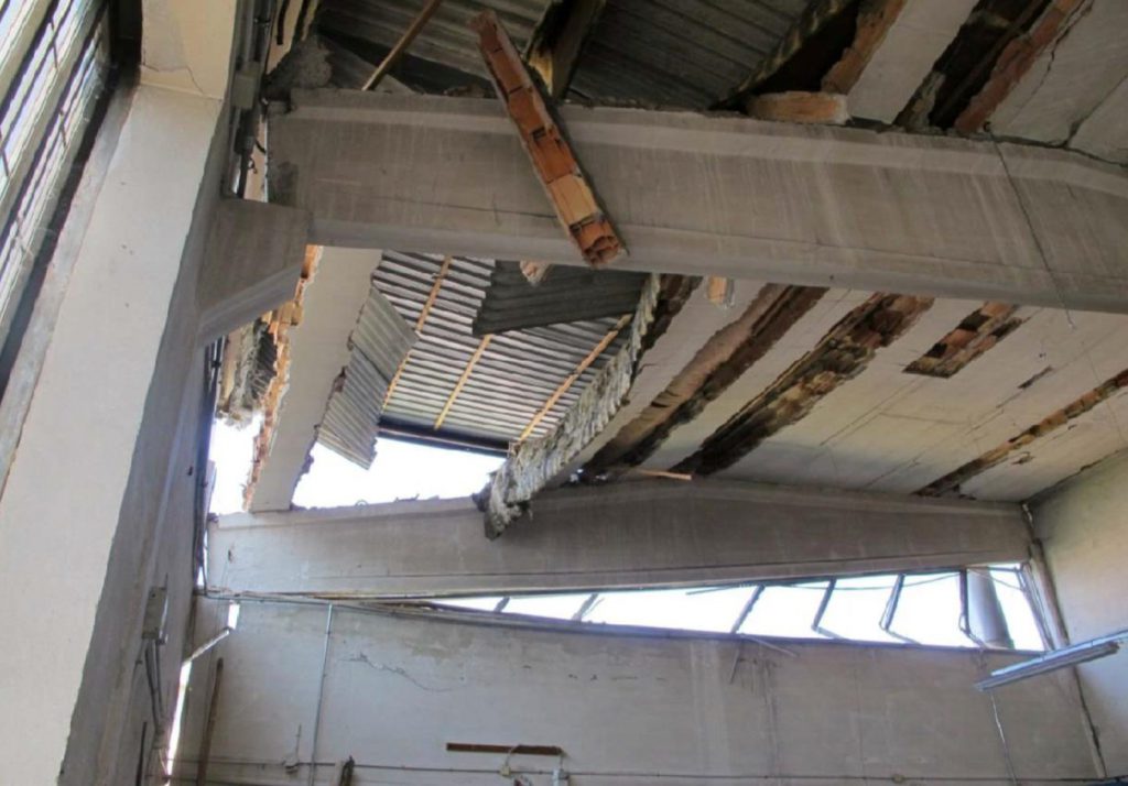 Collasso trave pilastro miglioramento sismico dei capannoni prefabbricati